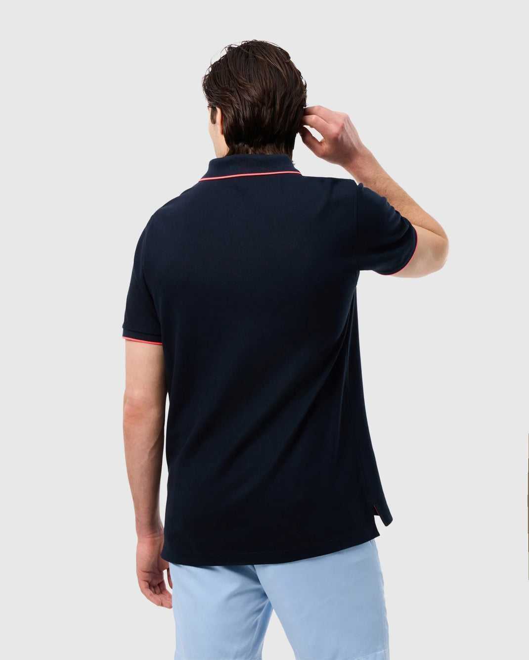 Polos Psycho Bunny Dallas Pique Polo Shirt Bleu Marine Homme | QHV-94695423